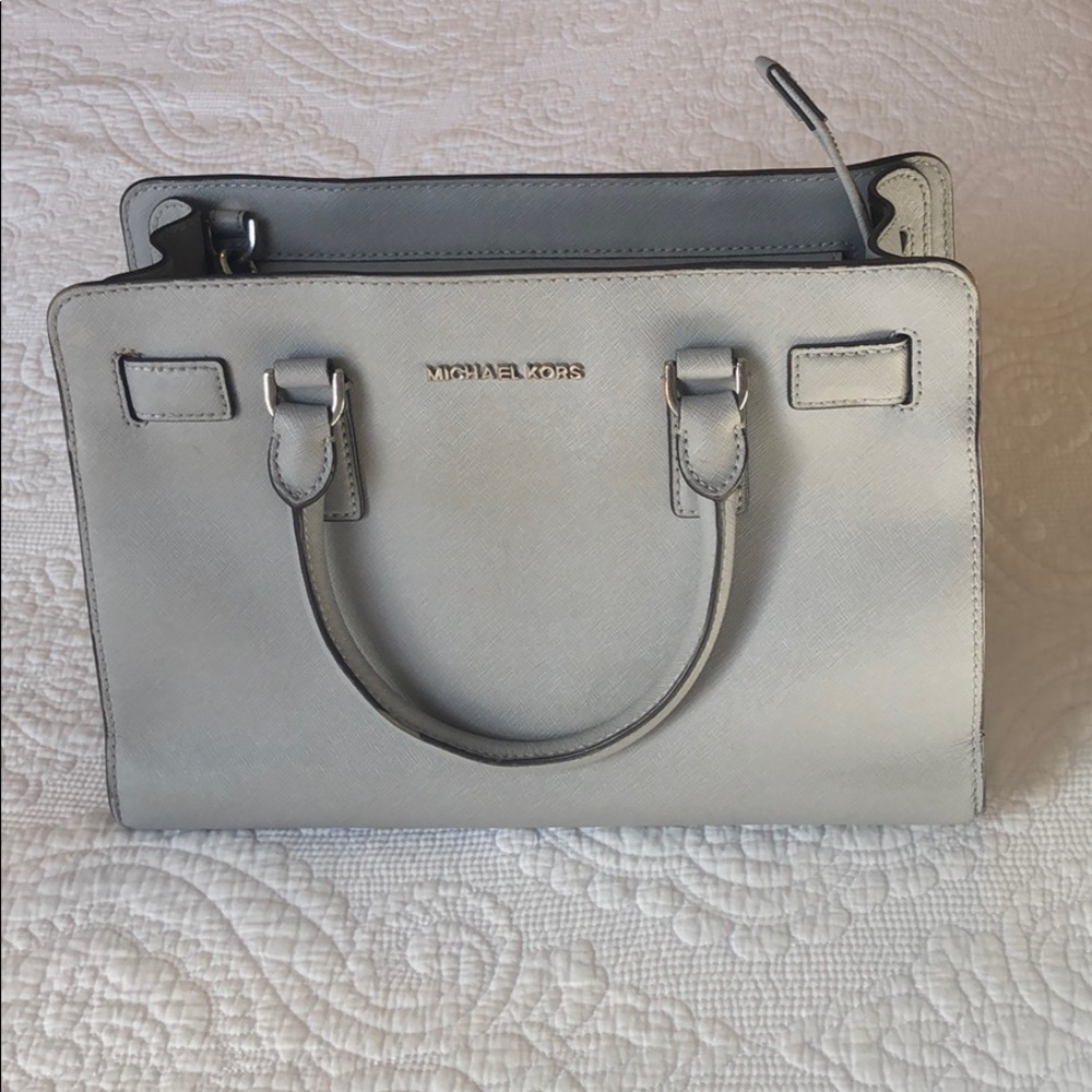 Large Michael Kors Grey Purse